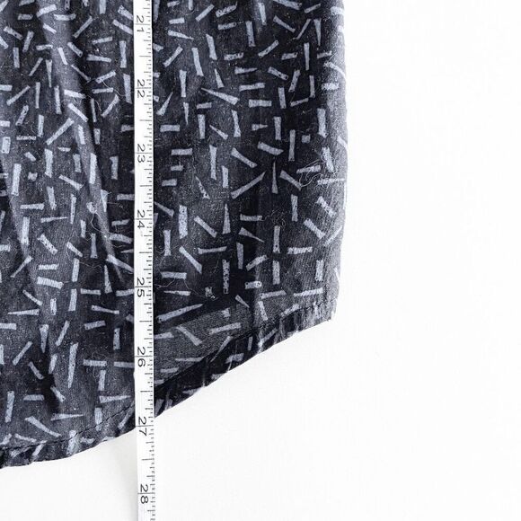 Billabong Mens Short Sleeve Button-Down Shirt Abstract Black Size Medium - Picture 5 of 6